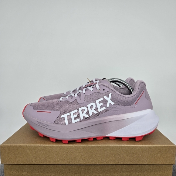 New adidas Terrex Agravic 3 'Preloved Fig' Women's Trail Running Shoes Size 8 - Picture 1 of 8
